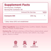 CoQ10 200mg Softgels - Quick Absorption Coenzyme Q10 200mg Potent Antioxidant for Heart Energy and Aging Support - High Stability CoQ10 Ubiquinone Soft Gels - Made in a cGMP US Lab (60 Servings)